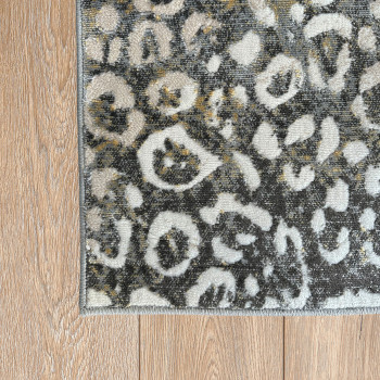 Signature Rugs Mina Animal Inspired Rug - 200 x 290 cm, Black Multi