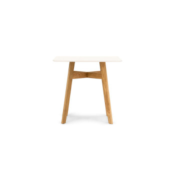 Carson Dining Table - W80, White