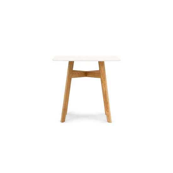 Carson Dining Table - W80, White