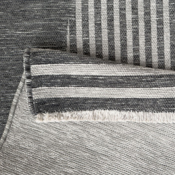 Signature Rugs Harlow Reversible Orbit Rug - 120 x 170 cm, Grey