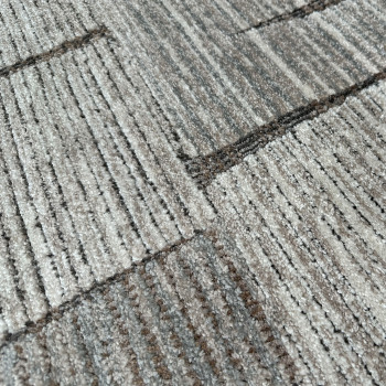 Signature Rugs Sandstone Inlay Rug - 200 x 290 cm, Beige/Brown