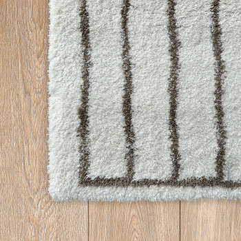 Signature Rugs Aida Moroc Rug - 160 x 230 cm, White & Brown