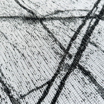 Signature Rugs Aubrey Bianc Rug - 80 x 300 cm, White/Black