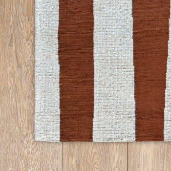 Signature Rugs Aubrey Pintar Rug - 80 x 300 cm, Copper/White