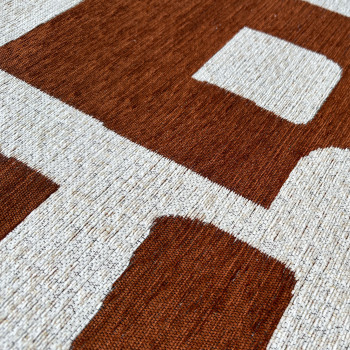 Signature Rugs Aubrey Pintar Rug - 80 x 300 cm, Copper/White