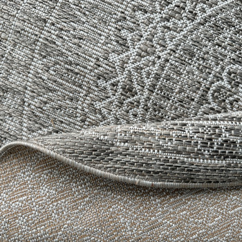 Signature Rugs Porto Loom Round Rug - 120 cm, Taupe