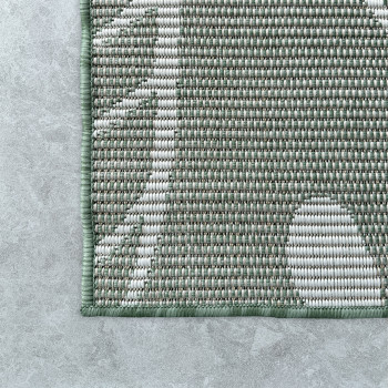 Signature Rugs Porto Tropica Rug - 120 x 170 cm, Green/Taupe