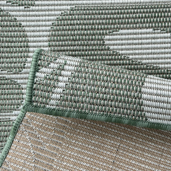 Signature Rugs Porto Tropica Rug - 120 x 170 cm, Green/Taupe
