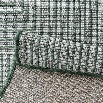 Signature Rugs Porto Axis Rug - 200 x 290 cm, Green/White