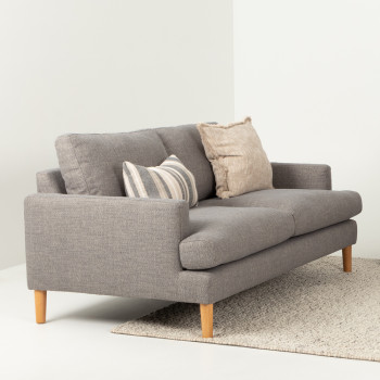 Brooklyn 2 Seater Sofa, Grey