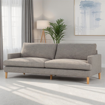 Brooklyn 3 Seater Sofa, Grey