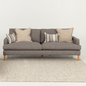 Brooklyn 3 Seater Sofa, Grey