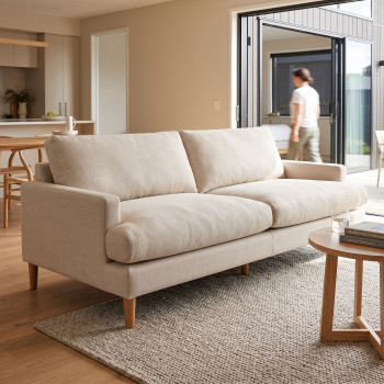 Brooklyn 3 Seater Sofa, Oatmeal
