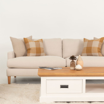 Brooklyn 3 Seater Sofa, Oatmeal