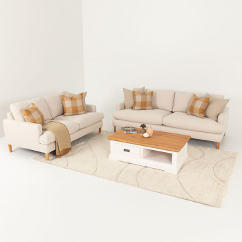 Brooklyn 3 Seater Sofa, Oatmeal