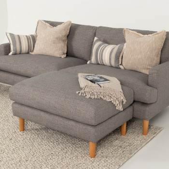 Brooklyn Ottoman, Grey
