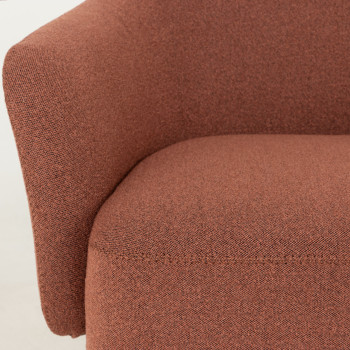 Patrick Armchair, Rust Brown
