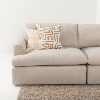 Ashleigh Modular 1.5 Seater Left Hand Facing Sofa, Taupe