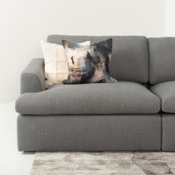 Ashleigh Modular 1.5 Seater Left Hand Facing Sofa, Grey