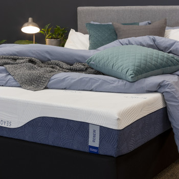 Limon Belvoir Cushion - Poly Inner, Mineral Blue