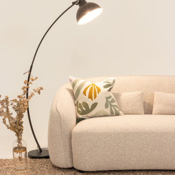 Avana 2 Seater Sofa, Light Grey