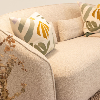 Avana 2 Seater Sofa, Light Grey