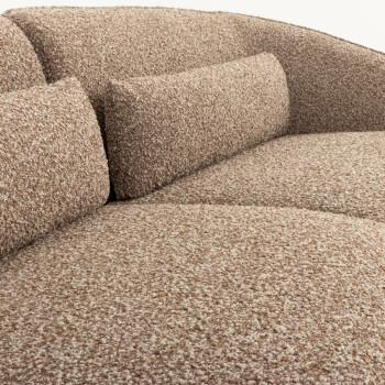 Avana 3 Seater Sofa, Brown