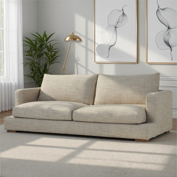 Stellar 3 Seater Sofa, Light Grey