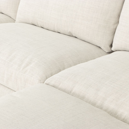 Stellar Right Hand Facing Chaise Sofa, Natural