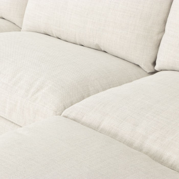 Stellar Right Hand Facing Chaise Sofa, Natural