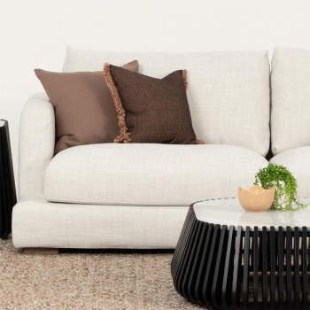 Stellar Right Hand Facing Chaise Sofa, Natural