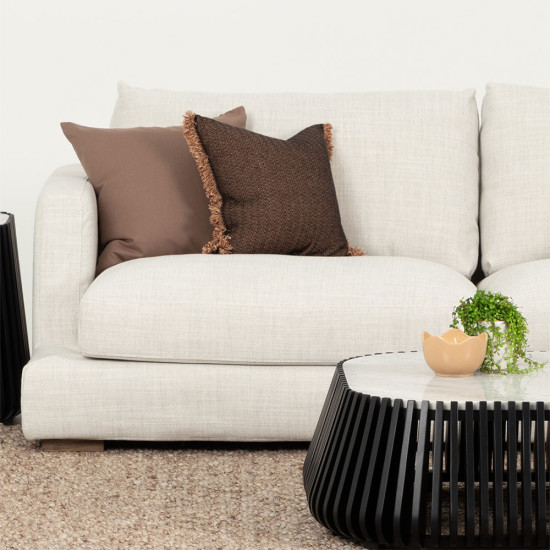 Stellar Right Hand Facing Chaise Sofa, Natural