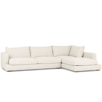 Stellar Right Hand Facing Chaise Sofa, Natural