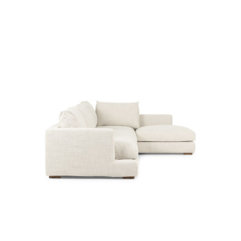 Stellar Right Hand Facing Chaise Sofa, Natural