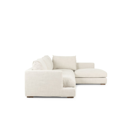 Stellar Right Hand Facing Chaise Sofa, Natural