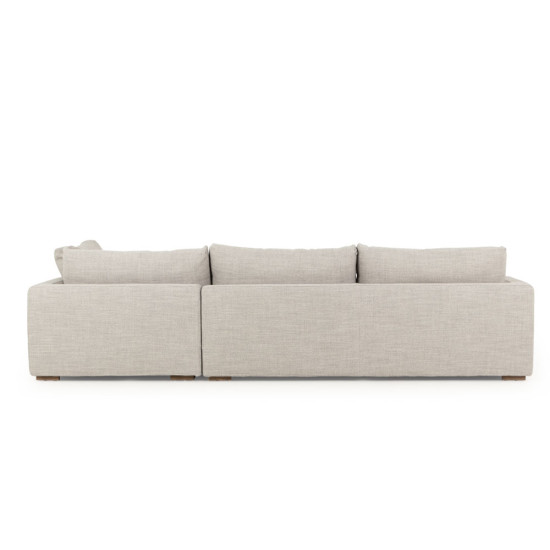 Stellar Right Hand Facing Chaise Sofa, Light Grey