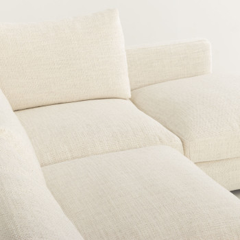 Stellar Right Hand Facing Chaise Sofa, Ivory