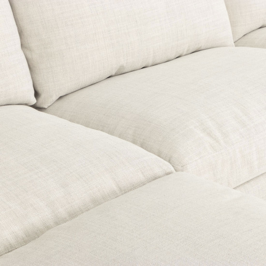 Stellar Left Hand Facing Chaise Sofa, Natural
