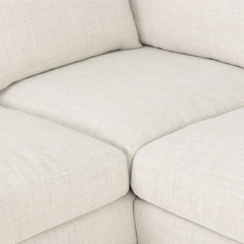 Stellar Left Hand Facing Chaise Sofa, Natural