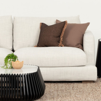 Stellar Left Hand Facing Chaise Sofa, Natural