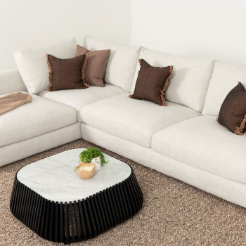 Stellar Left Hand Facing Chaise Sofa, Natural