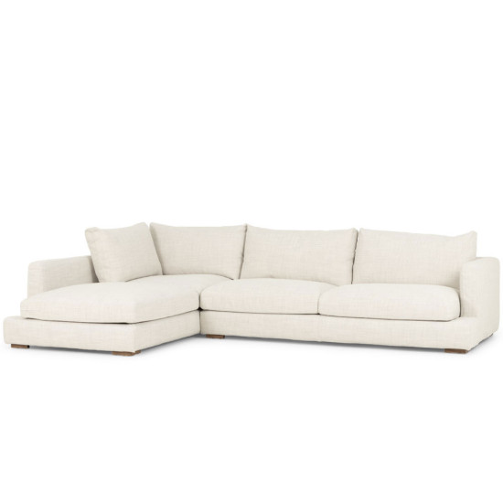 Stellar Left Hand Facing Chaise Sofa, Natural