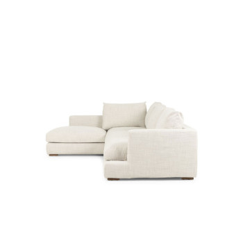 Stellar Left Hand Facing Chaise Sofa, Natural