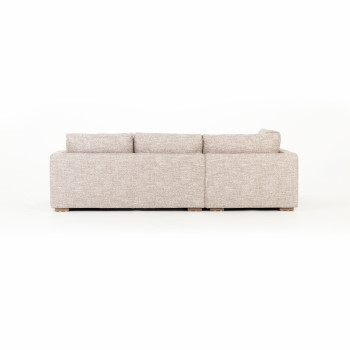 Verona Left Hand Facing Chaise Sofa, Brown