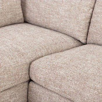 Verona Left Hand Facing Chaise Sofa, Brown