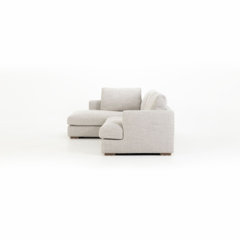 Verona Left Hand Facing Chaise Sofa, Grey