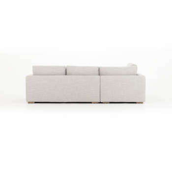 Verona Left Hand Facing Chaise Sofa, Grey