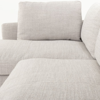 Verona Left Hand Facing Chaise Sofa, Grey