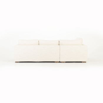 Verona Left Hand Facing Chaise Sofa, Ivory