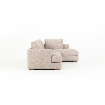 Verona Right Hand Facing Chaise Sofa, Brown